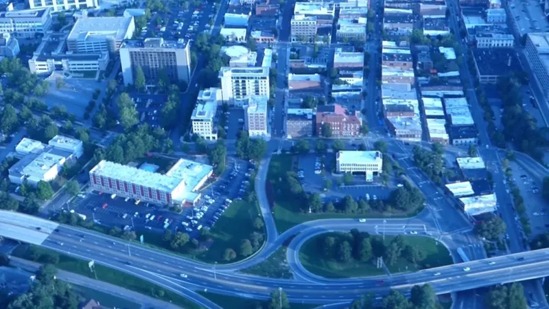Aerial Video of Asheville, NC